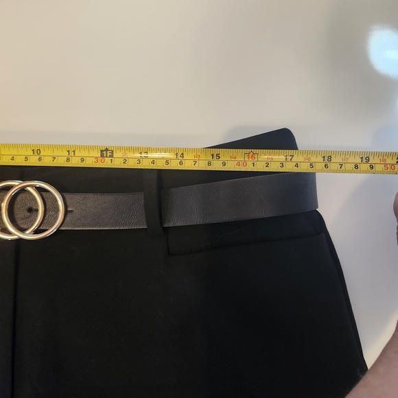 Chic Wide Leg Work Pants – Ricki’s Black Dress Pants w/ Belt | Size 14 - Picture 9 of 12